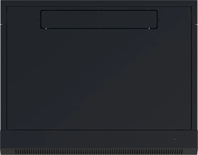 Шкаф коммутационный NTSS NTSS-W6U6045GS-BL настенный 6U 570x450мм пер.дв.стекл 60кг черный 350мм 18кг 220град. 370мм IP20 сталь