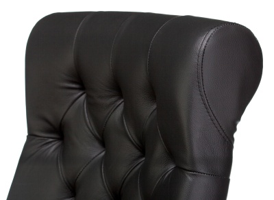 Кресло руководителя Бюрократ T-9928WALNUT черный кожа крестов. металл/дерево