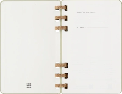 Еженедельник Moleskine ACADEMIC SPIRAL Large 150х210мм 200стр. спираль киви