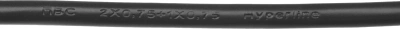 Шнур питания Hyperline PWC-IEC13-IEC14-1.0-BK C13-С14 проводник.:3x0.75мм2 1м 230В 10А (упак.:1шт) черный