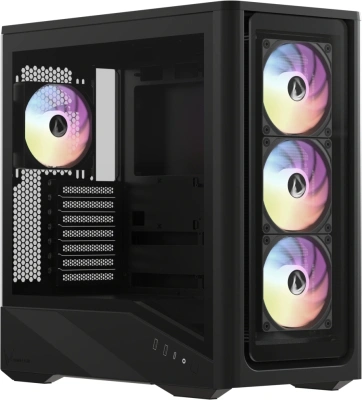 Корпус Formula Air Power G9 Duo PA черный без БП ATX 12x120mm 3x140mm 2xUSB3.0 audio bott PSU