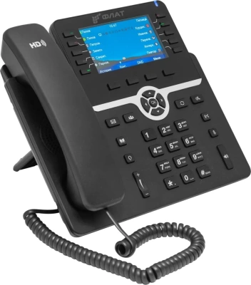Телефон IP Флат Flat-Phone-B10/RU   черный