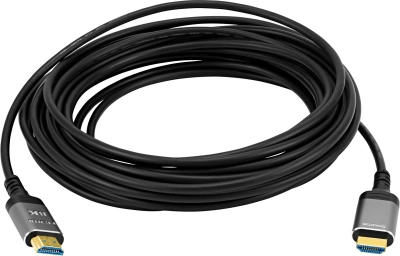 Кабель аудио-видео Digma HDMI 2.1 AOC HDMI (m)/HDMI (m) 10м. позолоч.конт. черный (HDMI-AOC2.1-10)
