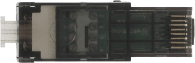 Коннектор Suprlan (10-0239-1) UTP кат.6A RJ45 с защитным колпачком прозрачный