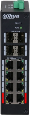 Коммутатор Dahua DH-HS4412-8ET-96 (L2) 8x100Мбит/с 4x1Гбит/с 8PoE 96W управляемый