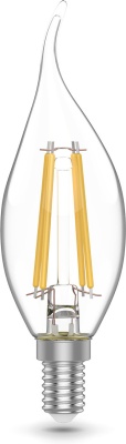 Лампа светодиодная Gauss Basic 1041116T 5.5Вт цок.:E14 свеча 220B св.свеч.бел.теп. (упак.:3шт)