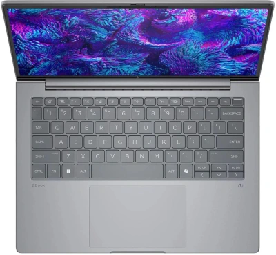 Ноутбук HP ZBook 8 G1i Core Ultra 7 255H 32Gb SSD1Tb NVIDIA RTX 500 Ada 4Gb 16" IPS WUXGA (1920x1200) Windows 11 Pro 64 silver WiFi BT Cam (BX7U3UT)