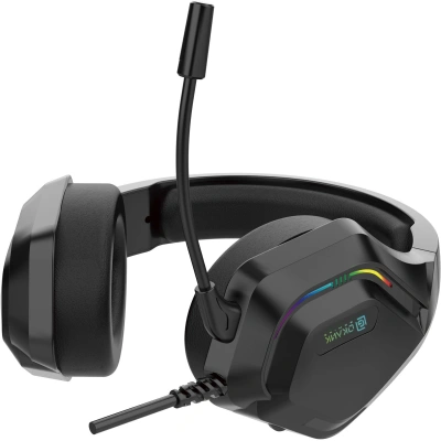 Наушники с микрофоном Оклик HS-L600G черный 2.2м мониторные USB оголовье (1939588)