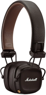 Гарнитура накладные Marshall Major IV коричневый беспроводные bluetooth оголовье (MAJOR IV BROWN)