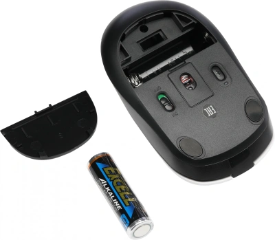 Мышь A4Tech Fstyler FB12 белый/черный оптическая 1200dpi беспров. BT/Radio USB 3but (FB12 PANDA)