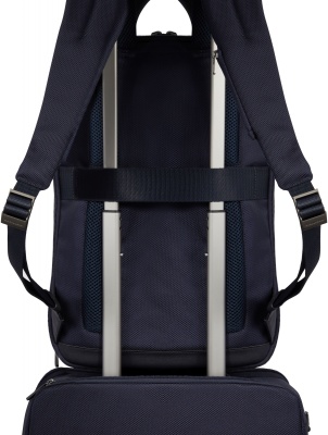 Рюкзак Piquadro Brief2 CA6384BR2/BLU синий нейлон/натур.кожа