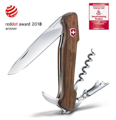 Нож перочинный Victorinox WineMaster (0.9701.63) 130мм 6функц. карт.коробка в комплекте: чехол кож.