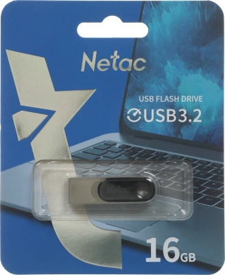 Флеш Диск Netac 16GB U278 NT03U278N-016G-32PN USB3.0 серебристый/черный