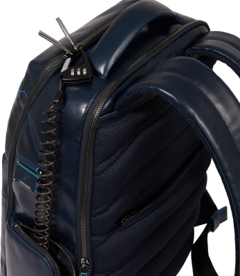 Рюкзак мужской Piquadro Blue Square CA6592B2BM/BLU2 темно-синий натур.кожа