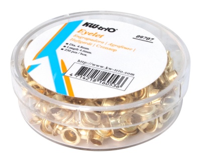 Люверс Kw-Trio 9707 макс.:30лист. медный (упак:250шт)