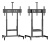 Стойка для телевизора Onkron TS1991 черный 50"-100" макс.130кг напольный наклон