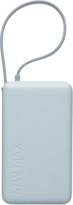 Мобильный аккумулятор Xiaomi BHR08NZGL 10000mAh QC3.0/PD3.0 67W 3.35A USB-A/USB-C голубой