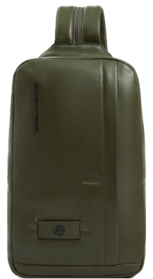 Рюкзак слинг Piquadro Russel CA6764W137/VE2 хаки натур.кожа