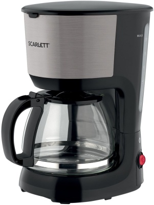 Кофеварка капельная Scarlett SC-CM33011 750Вт черный/стальной