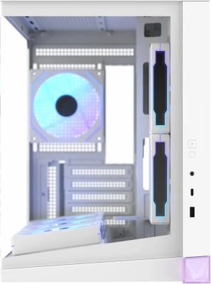 Корпус Formula Crystal Z4M Plus белый без БП mATX 3x120mm 1xUSB3.0 audio bott PSU