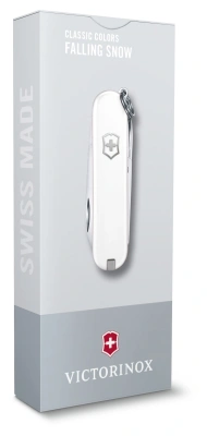 Нож перочинный Victorinox Classic SD Falling Snow (0.6223.7G) 58мм 7функц. подар.коробка