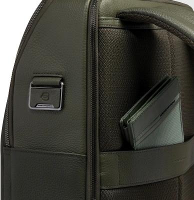 Рюкзак мужской Piquadro Modus CA4818MOS/VEVE оливковый натур.кожа