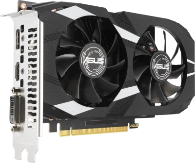 Видеокарта Asus PCI-E 4.0 DUAL-RTX3050-O6G NVIDIA GeForce RTX 3050 6Gb 96bit GDDR6 1507/14000 DVIx1 HDMIx1 DPx1 HDCP Ret