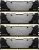 Память DDR4 4x8GB 3200MHz Kingston KF432C16RB2K4/32 Fury Renegade Black RTL Gaming PC4-25600 CL16 DIMM 288-pin 1.35В single rank с радиатором Ret