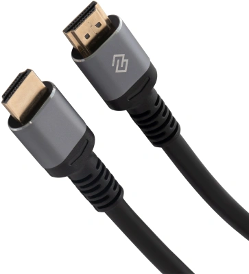 Кабель аудио-видео Digma D-HDMI-V2.0-1.5M HDMI (m)/HDMI (m) 1.5м. позолоч.конт. черный