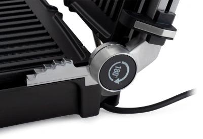Электрогриль Domfy Metal DSM-EG502 2200Вт черный/серебристый