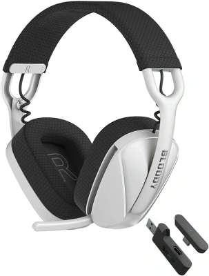 Наушники с микрофоном A4Tech Bloody GR285 белый 1.5м мониторные BT/Radio/3.5mm оголовье