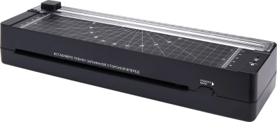 Ламинатор Heleos ЛМА4ДЧ черный A4 (60-125мкм) 30см/мин (2вал.) лам.фото