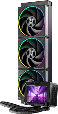 Система водяного охлаждения ID-Cooling DL360 Max ARGB Soc-AM5/AM4/1200/1700/1851 черный 4-pin 14-31.2dB Al LCD 350W Ret