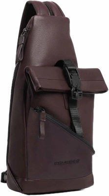 Рюкзак слинг Piquadro Harper CA6784AP/TM коричневый натур.кожа