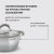 Кастрюля Rondell Balance RDS-753 2л. d=18см (с крышкой) стальной