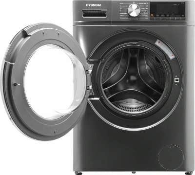 Стиральная машина Hyundai WMA8407 класс: A+++ загр.фронтальная макс.:8кг темно-серый инвертор