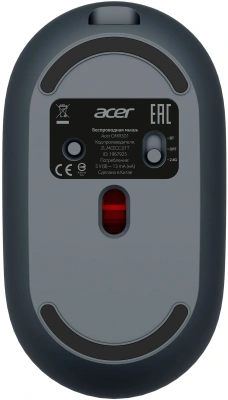 Мышь Acer OMR301 черный оптическая 1600dpi беспров. BT/Radio USB 4but (ZL.MCECC.01T)