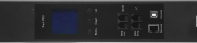 Блок распределения питания Lanmaster TWT-PDVMT1-6X36-32A верт.размещ. 6xC19 36xC13 с мониторингом 32A IEC 309 3м