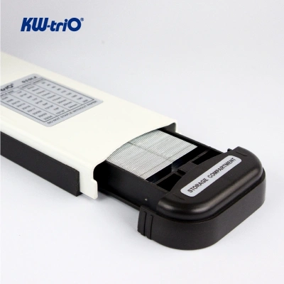 Степлер мощный Kw-Trio 050LX 23/6 23/8 23/10 23/13 23/15 23/17 23/20 23/23 (200листов) снижение усилия черный 100скоб металл коробка