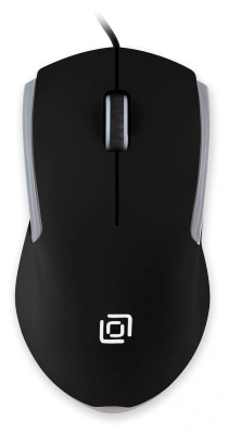 Мышь Оклик 245M черный оптическая 1000dpi USB 3but (471479)
