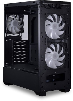 Корпус Lian-Li Lancool 205 Mesh черный без БП ATX 2x120mm 2x140mm 2xUSB3.0 audio bott PSU