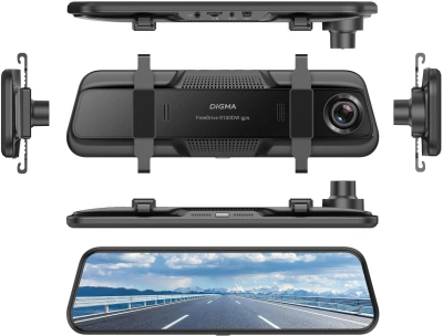 Видеорегистратор Digma FreeDrive 8100DW gps черный 4Mpix 2160x3840 170гр. GPS Allwinner