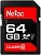 Флеш карта SDXC 64GB Netac NT02P600STN-064G-R P600 w/o adapter
