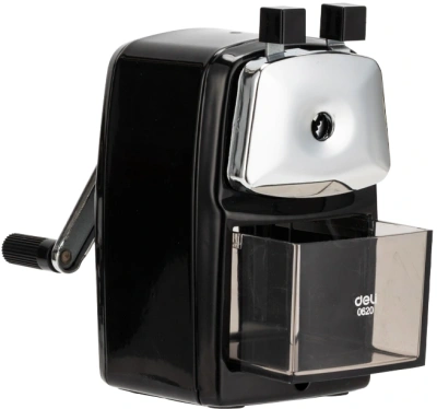 Точилка для карандашей механическая Deli E0620 1 отверстие ассорти