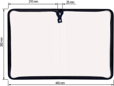 Папка для тетрадей Silwerhof 671952 Neon A5 210x260x25мм 1отд. оранжевый пластик на молнии