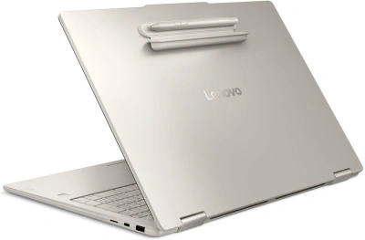 Ноутбук Lenovo Yoga 7 16AGP11 Ryzen AI 5 435 16Gb SSD512Gb AMD Radeon 840M 16" OLED Touch WUXGA (1920x1200) Windows 11 Home beige WiFi BT Cam (83TF003NRK)