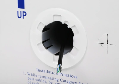 Кабель информационный Lanmaster TWT-5EFTP-XS-OUT кат.5E FTP 4 пары 24AWG PE внешний 305м черный