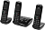 Р/Телефон Dect Gigaset AS690A Trio черный (труб. в компл.:3шт) автооветчик АОН