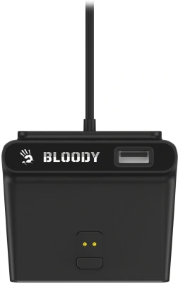 Мышь A4Tech Bloody R77 Ultra Dock черный оптическая 20000dpi беспров. USB 5but