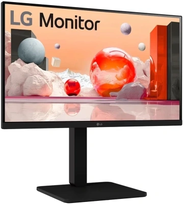 Монитор LG 23.8" 24BA550-B черный IPS LED 5ms 16:9 HDMI M/M матовая HAS Piv 1300:1 250cd 178гр/178гр 1920x1080 100Hz VGA DP FHD USB 4.45кг
